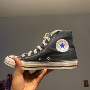 black and white original high top converse